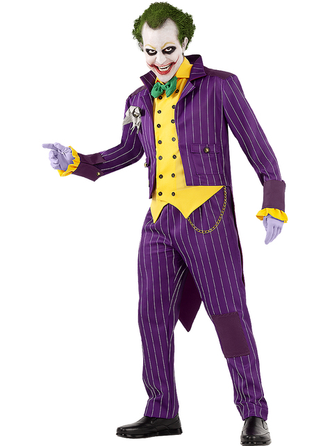 Official Joker Arkham City Costume Funidelia