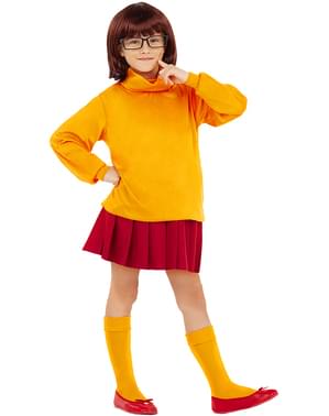 Kostým Velma pre dievčatá - Scooby Doo