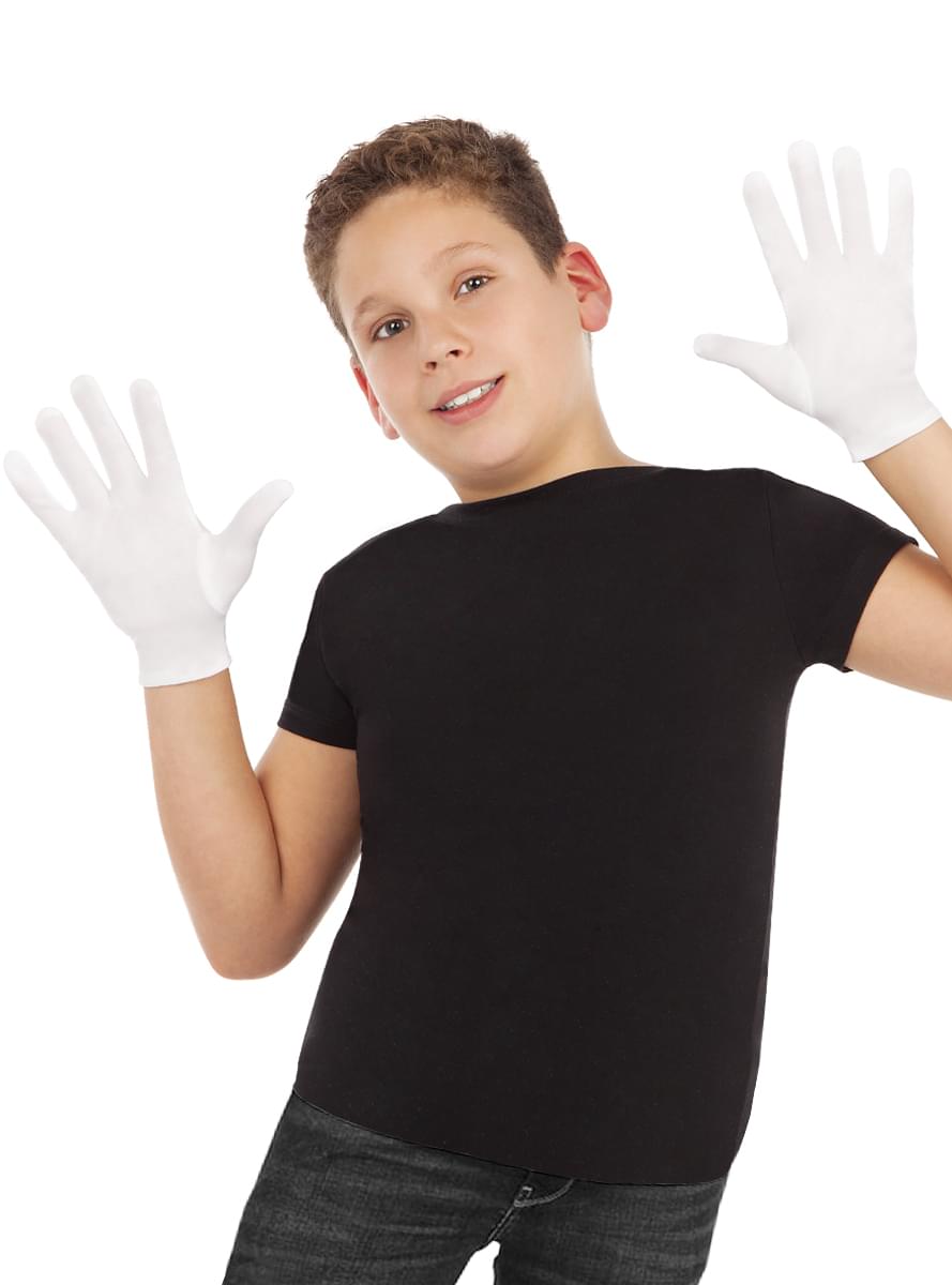 Sarung tangan putih untuk anak-anak