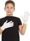 Guantes blancos de 22 cm para niños 