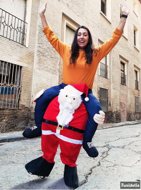 Piggyback kostým Santa Clausa