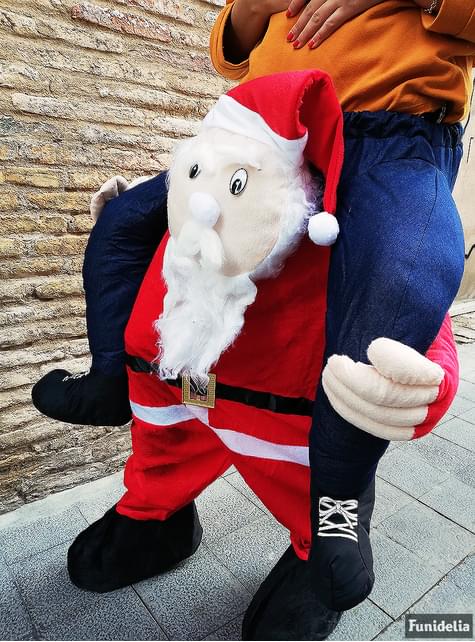 Piggyback kostým Santa Clausa