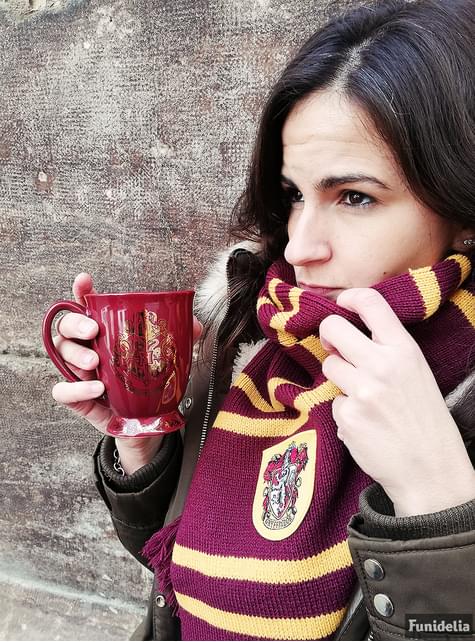 Gryffindor halsduk i vinröd (Officiell Samplarkopia) - Harry Potter