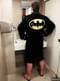 Batman bathrobe for men