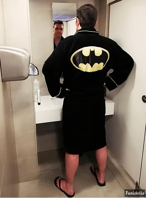 men's batman dressing gown