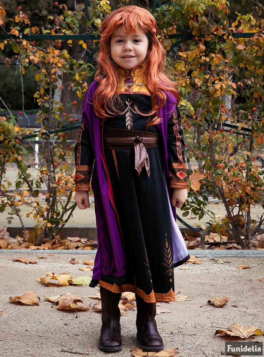 Costum Printesa Anna Classic pentru fată – Regatul de gheață 2 (Frozen)