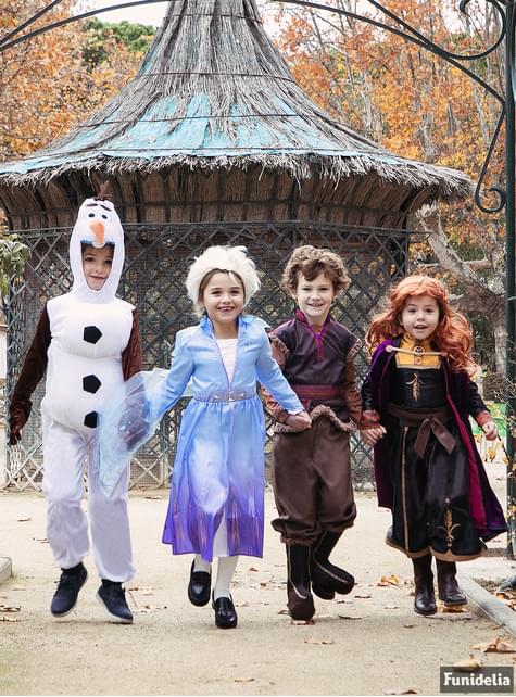 Disney Officiel Perruque Reine des Neiges Enfant Anna, Déguisement Reine  des Neiges Disponible en taille unique
