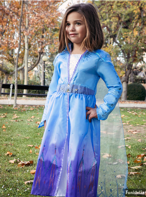 Disfraz de Elsa Frozen 2 para niña. Entrega 24h | Funidelia