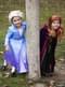 Elza Frozen 2 prabangus kostiumas mergaitei