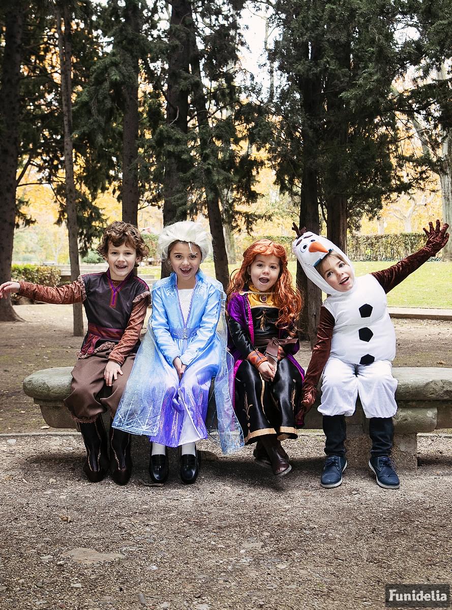 Costum Printesa Elsa deluxe pentru fată – Regatul de gheață 2 (Frozen)