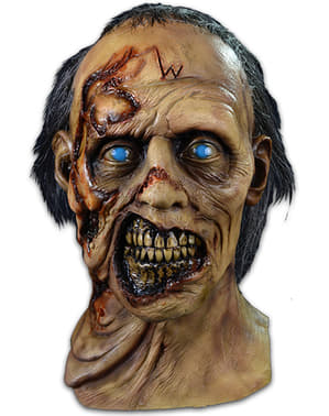 Máscara de zombie víctima de los Lobos The Walking Dead para adulto