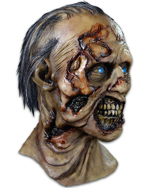 Máscara de zombie vítima dos Lobos The Walking Dead para adulto