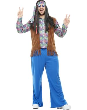 Costum hippie pentru bărbat mărime mare