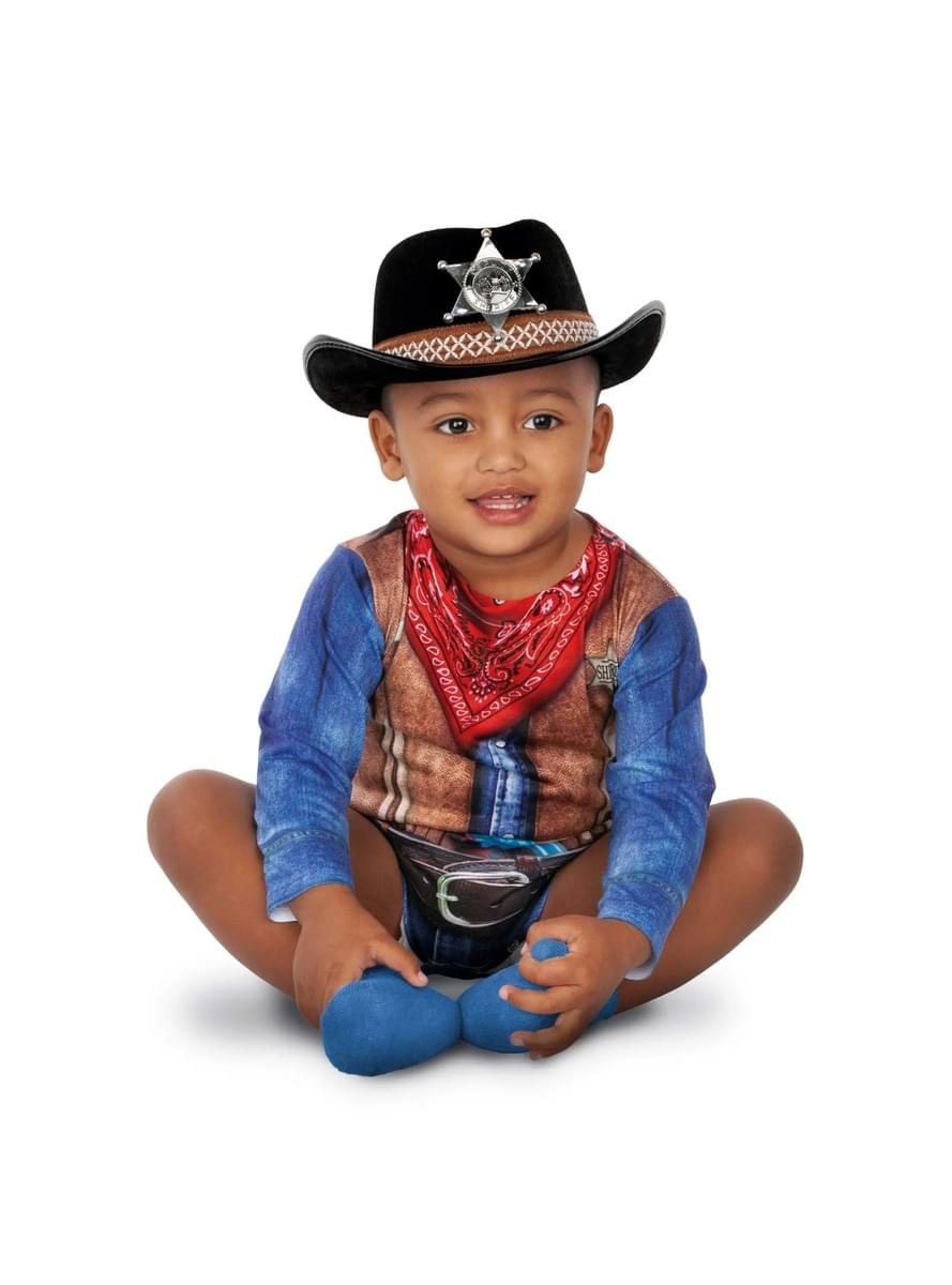 Déguisement cowboy courageux bébé