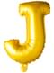 Globo foil letra J dorado (102 cm)
