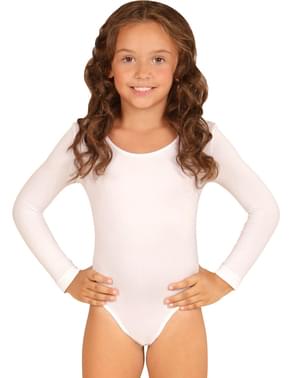 Body bianco per bambina