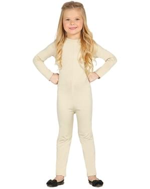 Justaucorps beige fille