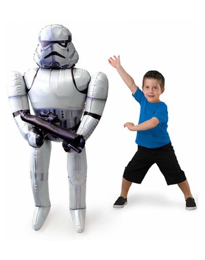 Ballon Stormtrooper Star Wars en aluminium (177 cm)
