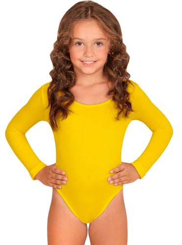 bright yellow leotard