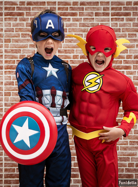 Costume Flash imbottito da bambino