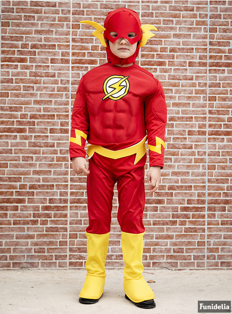 Muskulær Flash barne kostyme