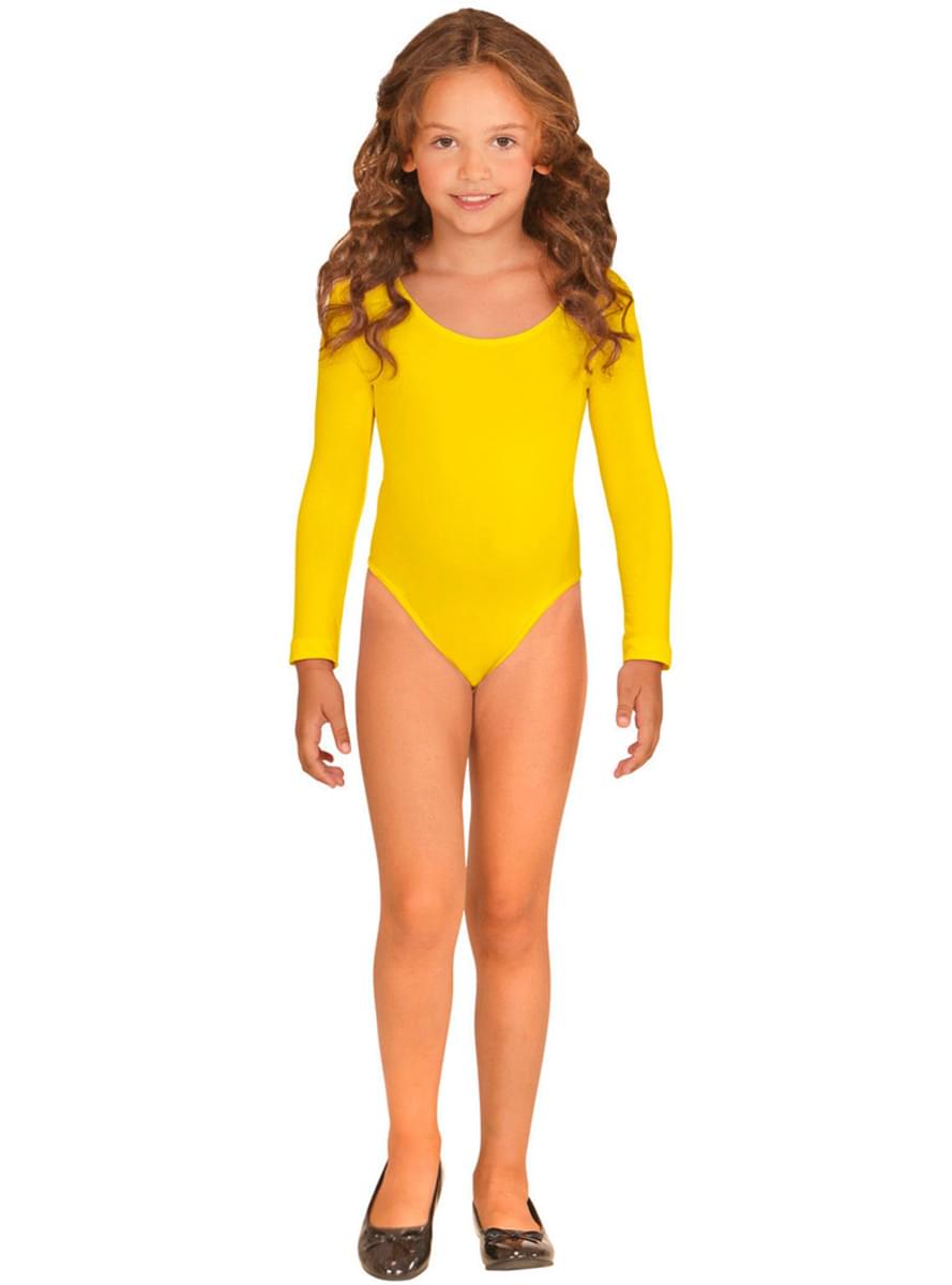 bright yellow leotard
