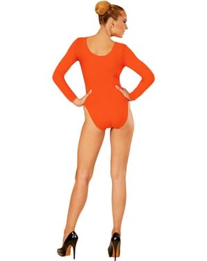 Body naranja para mujer