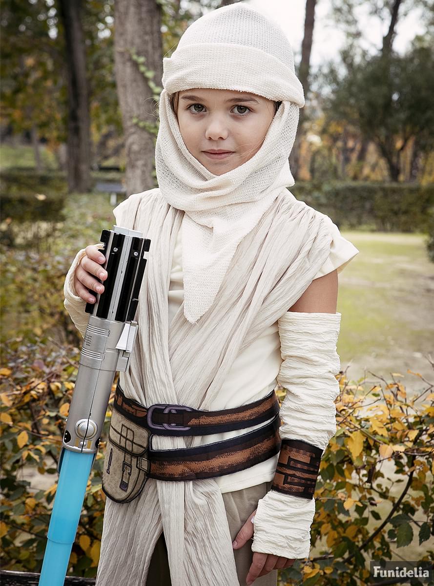 Girls Rey Star Wars The Force Awakens Deluxe Costume