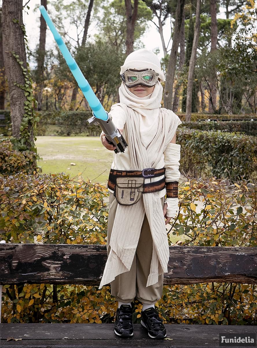 Rey Star Wars Episode 7 deluxe Kostuum voor meisjes