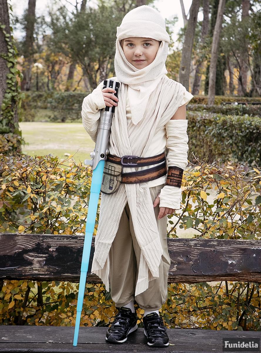 Rey Star Wars Episode 7 deluxe Kostuum voor meisjes