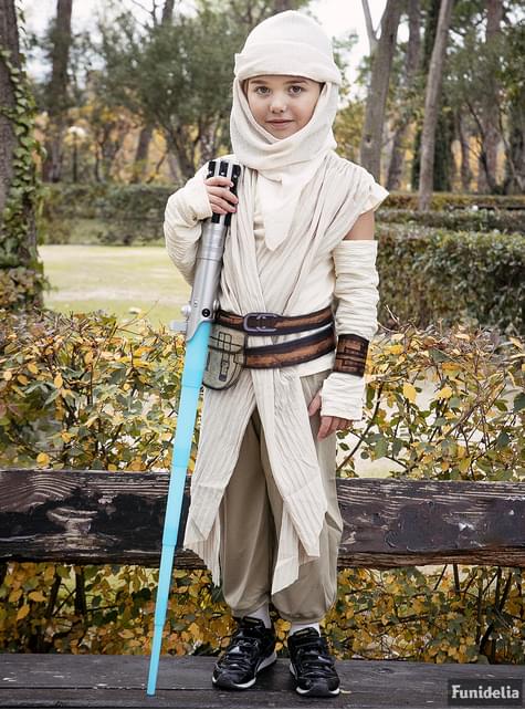 Girls Rey Star Wars The Force Awakens Deluxe Costume. Express