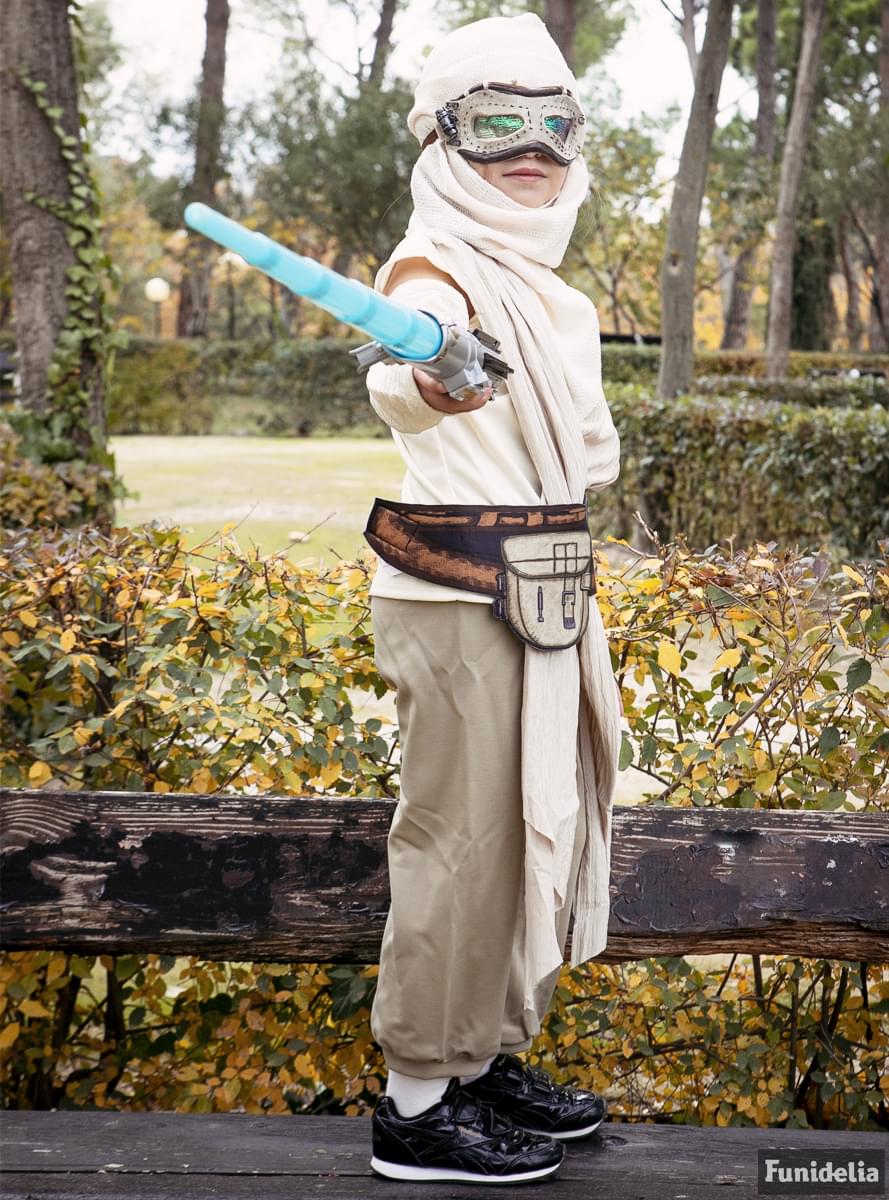 Star Wars: The Force Awakens Rey Deluxe Maskeraddräkt Barn