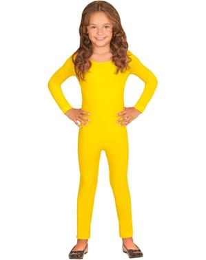 Macacão amarelo para menina