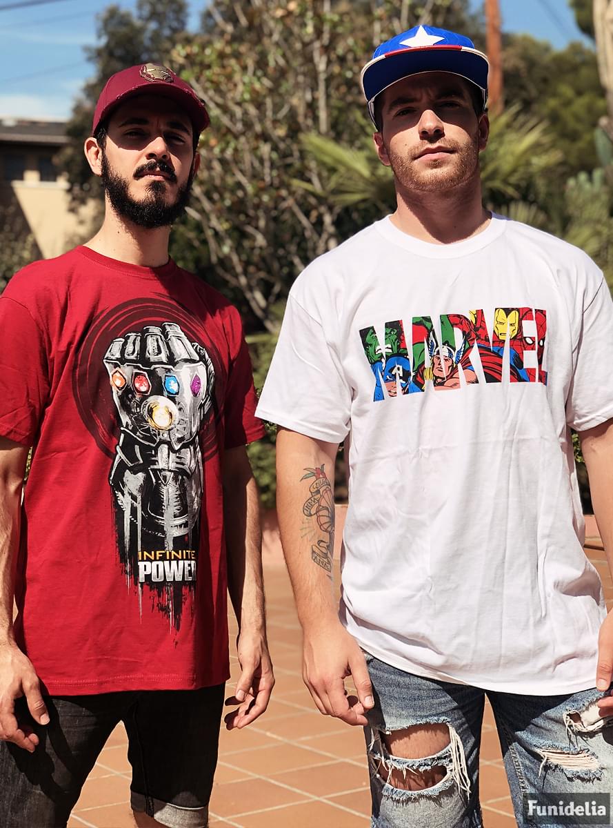 T-shirt Thanos Gant de l'Infini grenat- Avengers: Infinity War 