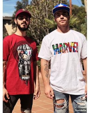 T-shirt Thanos Gant de l'Infini grenat- Avengers: Infinity War