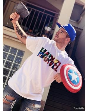 Tricou Marvel logo colorat pentru bărbat