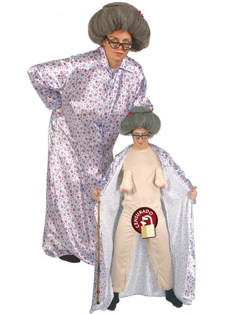Nackte oma kostüm