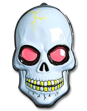 Tête de mort 3D fluo