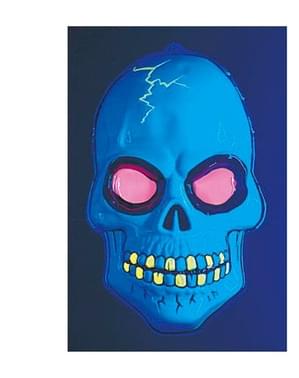 Tête de mort 3D fluo