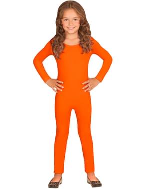 Combinaison orange fille