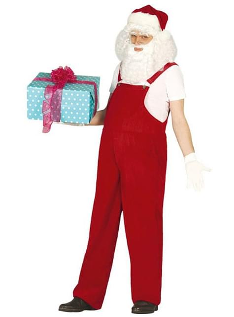 Fato de Pai Natal caseiro para homem