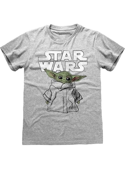 Funidelia für Star Baby für - Yoda Herren echte Fans Mandalorian T-Shirt Wars. | The