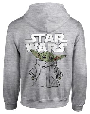Baby Yoda kapucnis felső férfiaknak - The Mandalorian Star Wars