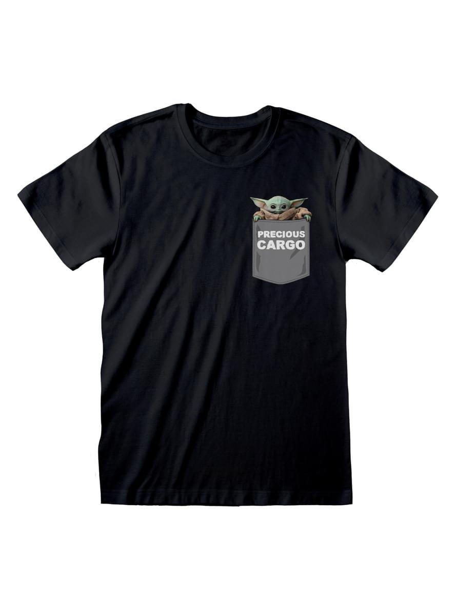 Baby Yoda Precious Cargo T-shirt for Men - The Mandalorian Star Wars