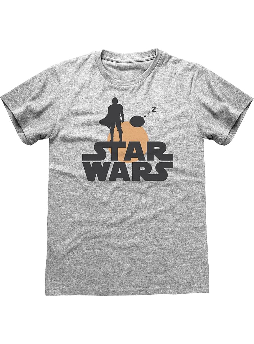 T-shirt The Mandalorian Star Wars retro para mulher