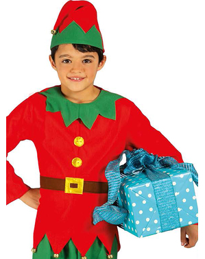 Disfraz de elfo de Navidad para niño