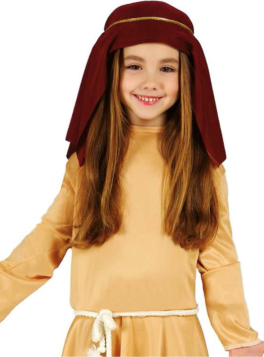 Costume Pastorella Presepe Fai Da Te Costume da pastorella ebrea da bambina | Funidelia