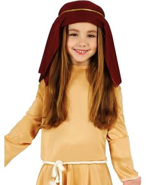 Fato de pastorinha hebraica para menina