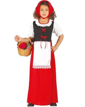 Costum de păstoriță clasică pentru fată