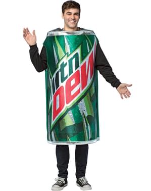 Men's Mountain Dew Can Costume